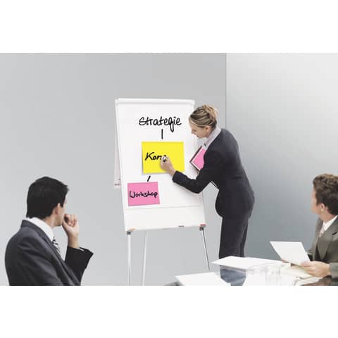 Foglietti riposizionabili Post-it® Super Sticky Meeting Notes Large assortiti conf. 4 blocchetti da 45 ff - 6845-SS EU